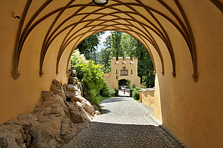Zámek Hohenschwangau v Bavorsku (Německo)