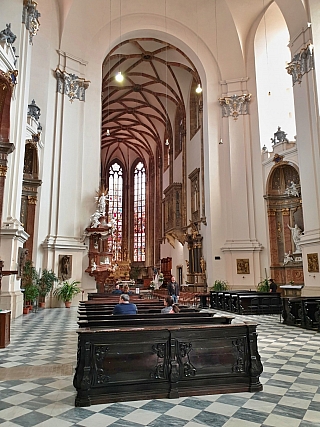 Interiér katedrály svatých Petra a Pavla na Petrově (Brno - Česká republika)