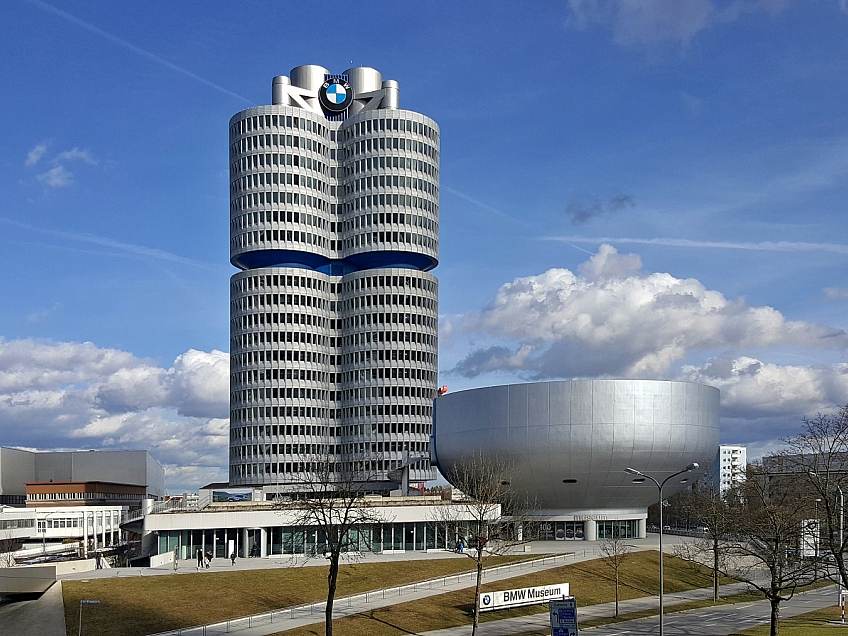 Muzeum BMW v Mnichově (Bavorsko - Německo)