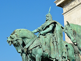 Hösök tere - Náměstí hrdinů v Budapešti (Maďarsko)