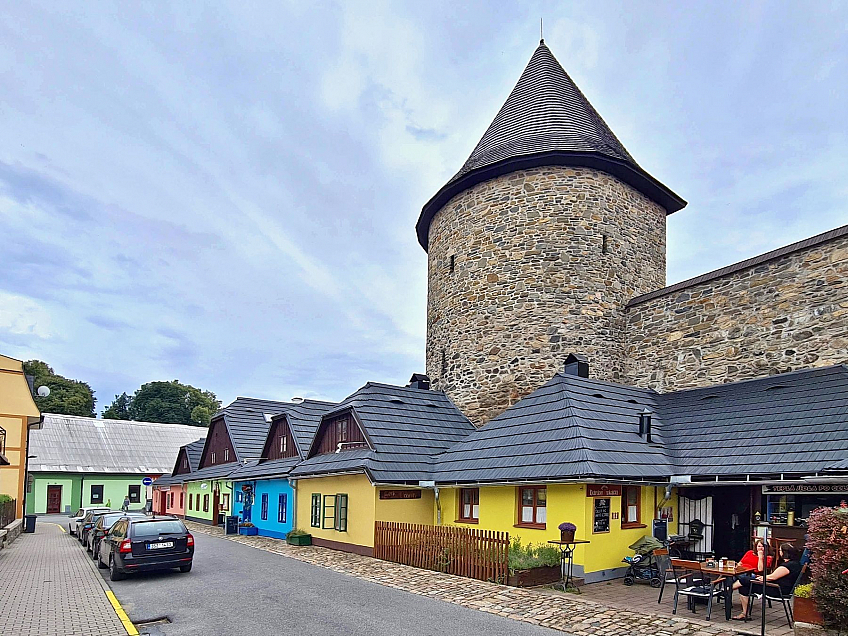 Městské hradby v Poličce (Česká republika)