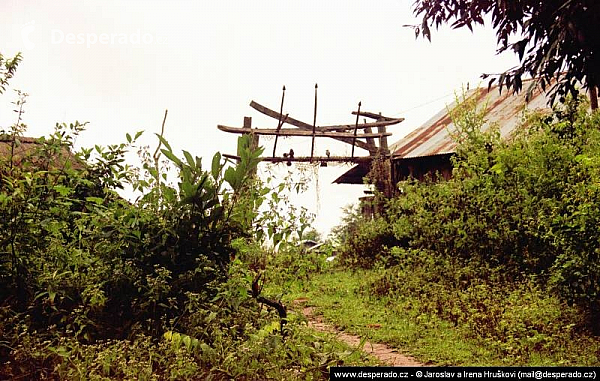 Vesnice kmene Akha (Laos)