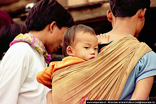 Vesnice kmene Akha (Laos)