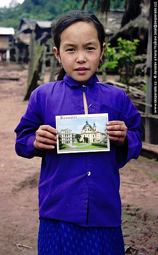 Vesnice kmene Akha (Laos)