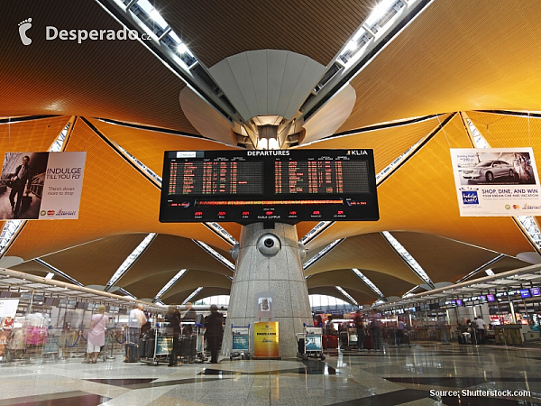 Letiště KLIA v Kuala Lumpur (Malajsie)