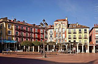 Plaza Mayor v Burgosu (Stará Kastilie - Španělsko)