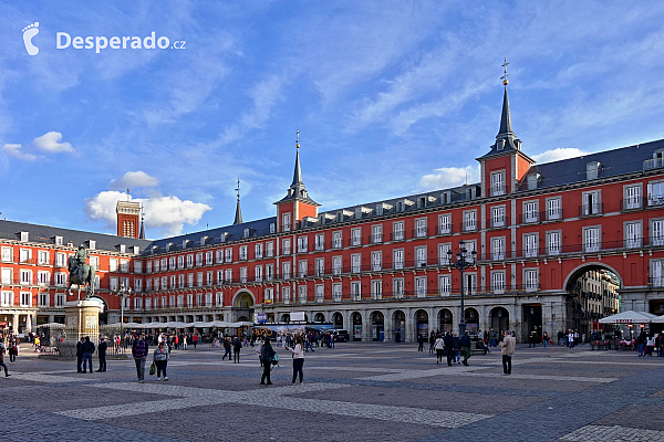 Plaza Mayor v Madridu (Španělsko)