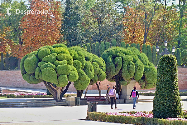 El Retiro Park v Madridu (Španělsko)
