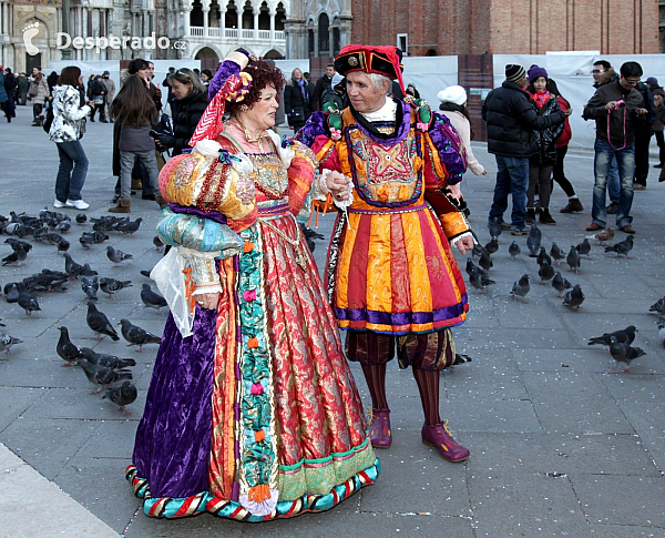 Karneval v Benátkách (Itálie)