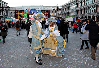 Karneval v Benátkách (Itálie)