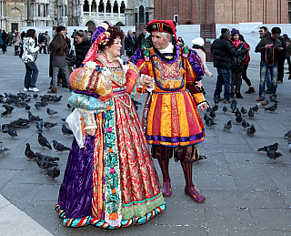 Karneval v Benátkách (Itálie)