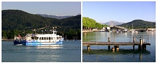 Jezero Wörthersee v Korutanech (Rakousko)