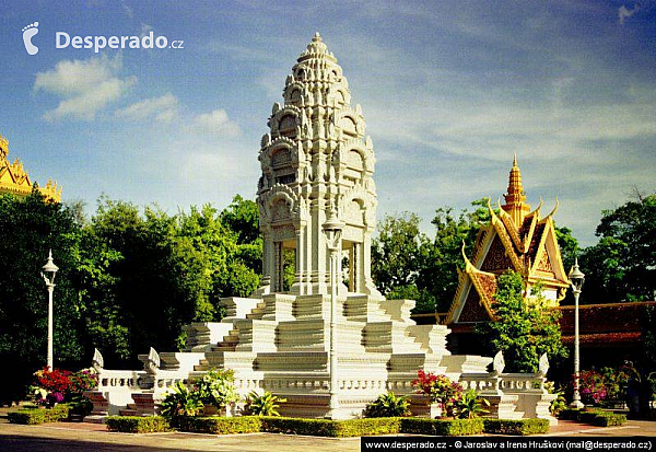 Královský palác v Phnompenh (Kambodža)