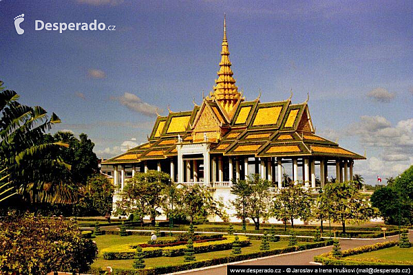 Královský palác v Phnompenh (Kambodža)