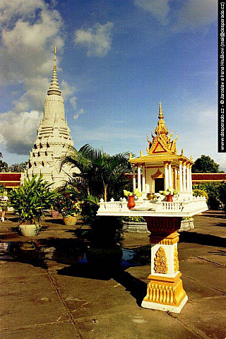 Královský palác v Phnompenh (Kambodža)