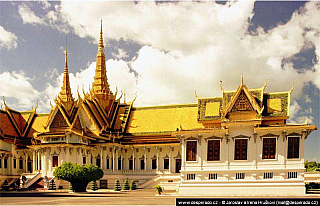 Královský palác v Phnompenh (Kambodža)