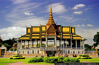 Královský palác v Phnompenh (Kambodža)