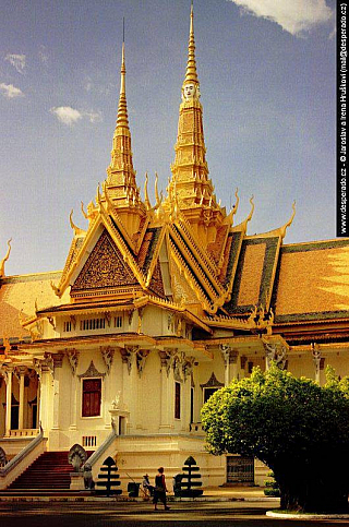 Královský palác v Phnompenh (Kambodža)