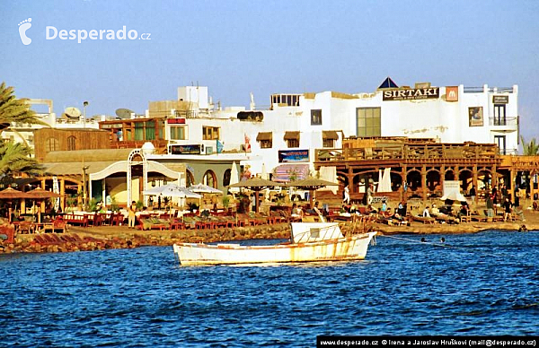 Turistické letovisko Dahab (Egypt)