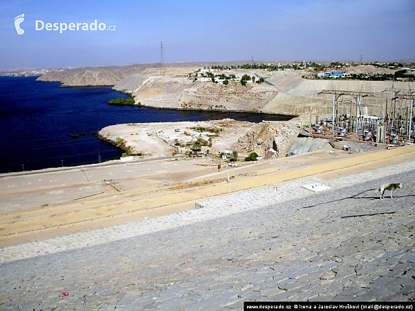 Asuánská přehrada (Egypt)