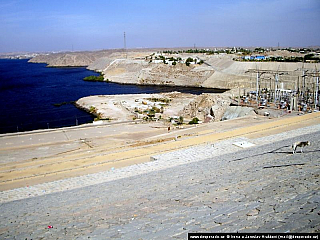 Asuánská přehrada (Egypt)