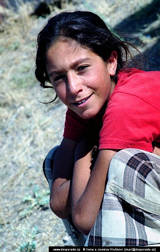 Děti ve vesnici poblíž Doğubayazıt (Turecko)