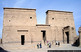 Philae - chrám bohyně Eset (Egypt)