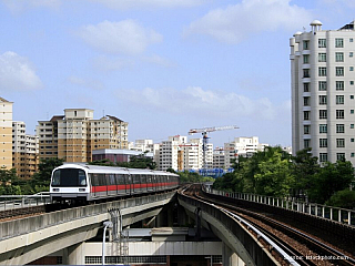 Městskou hromadnou dopravou po Singapuru