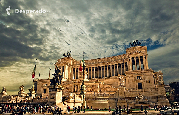 Altare della Patria v Římě (Itálie)