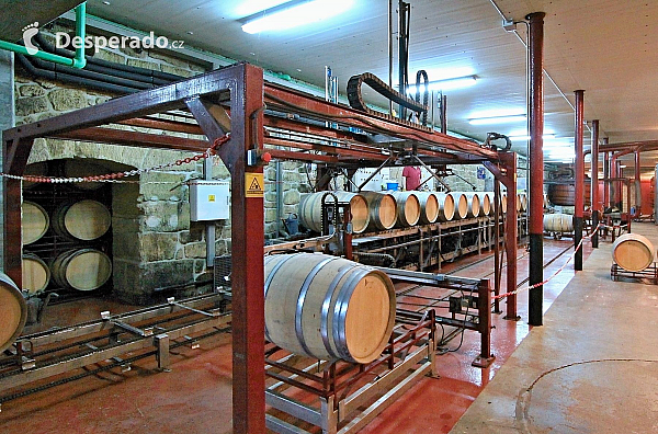 Vinařství Bodegas Bilbaínas v Haro (Španělsko)