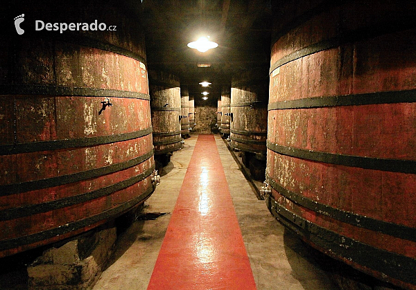 Vinařství Bodegas Bilbaínas v Haro (Španělsko)