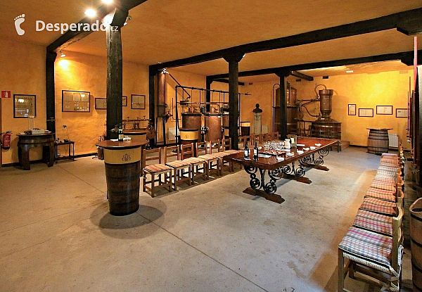 Vinařství Bodegas Bilbaínas v Haro (Španělsko)