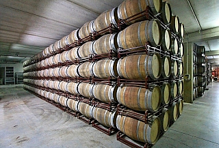 Vinařství Bodegas Bilbaínas v Haro (Španělsko)