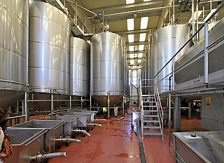 Vinařství Bodegas Bilbaínas v Haro (Španělsko)