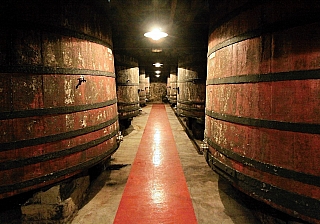 Vinařství Bodegas Bilbaínas v Haro (Španělsko)