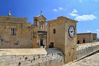 Pevnost ve městě Victoria na ostrově Gozo (Malta)