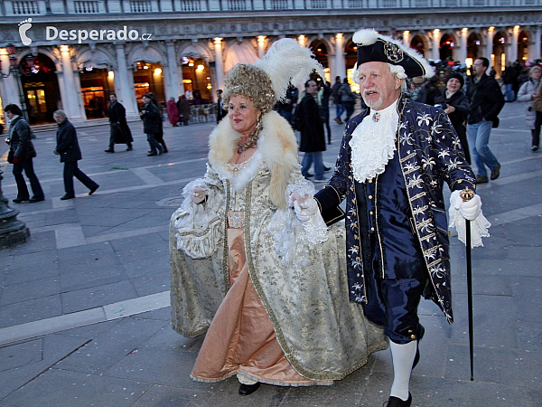 Benátský karneval (Benátky - Itálie)