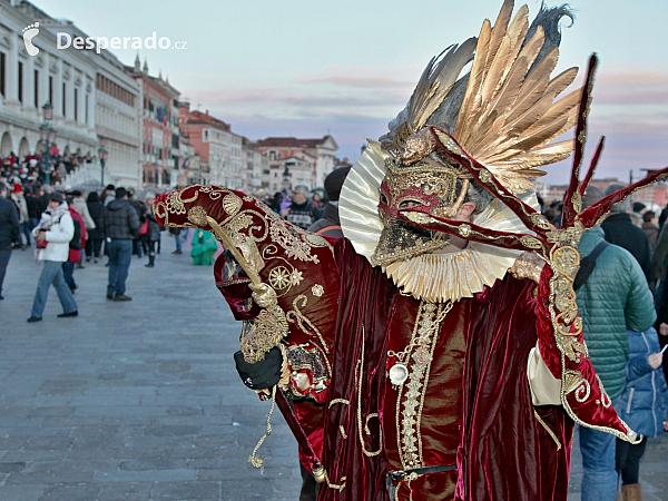 Benátský karneval (Benátky - Itálie)