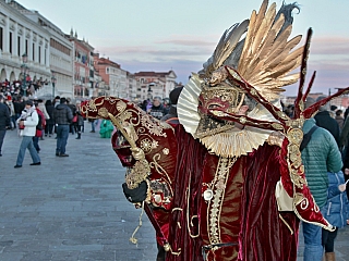 Benátský karneval (Benátky - Itálie)