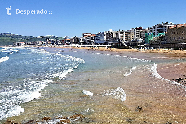 Oblíbené letovisko Zarautz (Baskicko - Španělsko)
