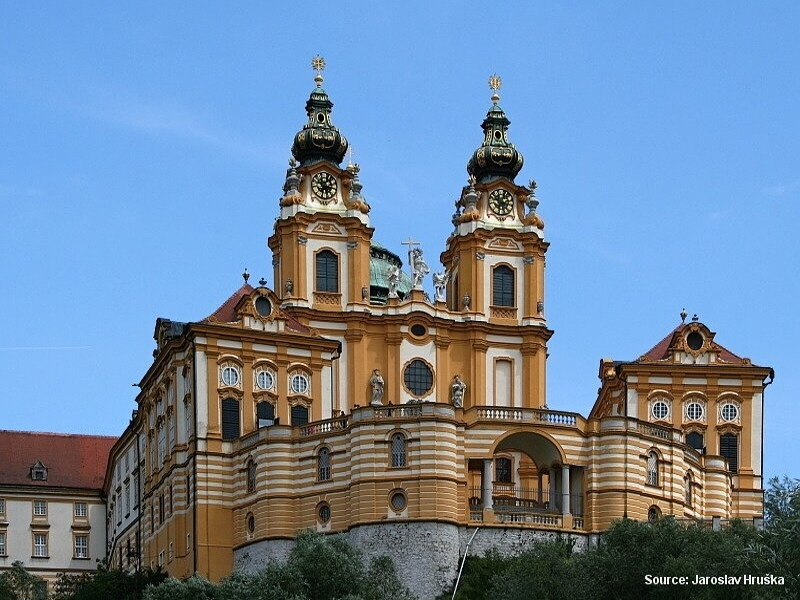 Melk a jeho barokní klášter (Rakousko)