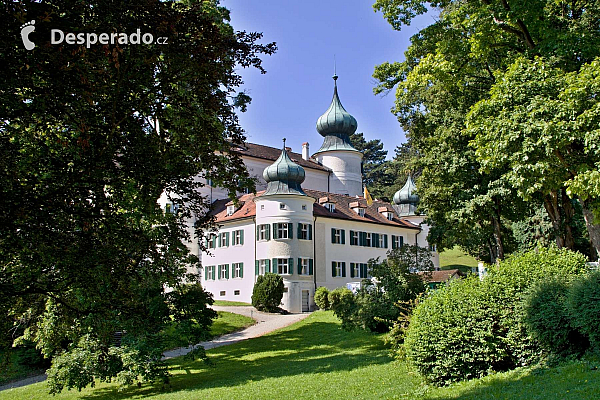 Zámek Artstetten u údolí Wachau (Rakousko)