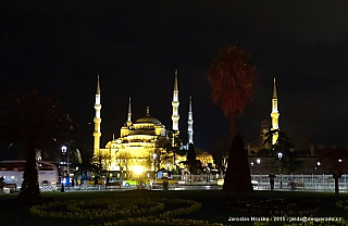 Modrá mešita v Istanbulu (Turecko)