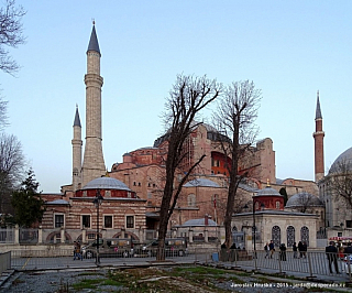 Chrám Hagia Sofia v Istanbulu (Turecko)