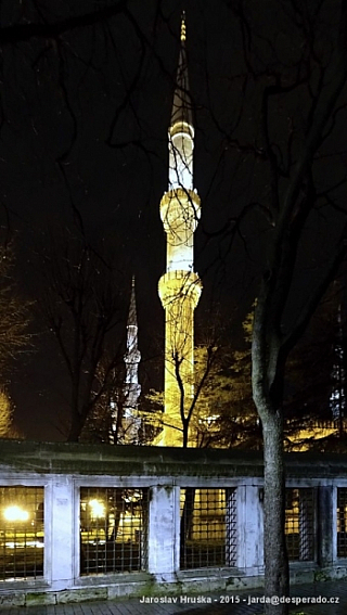 Modrá mešita v Istanbulu (Turecko)