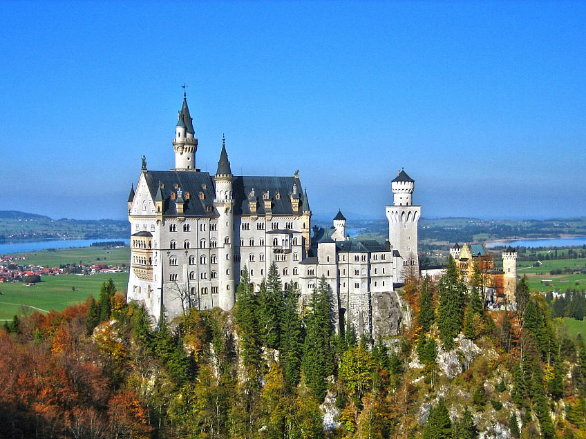 Zámek Neuschwanstein (Bavorsko - Německo)