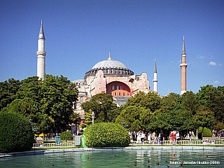 Chrám Hagia Sofia v Istanbulu