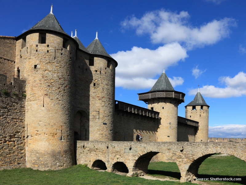 Opevněné město Carcassonne (Francie)