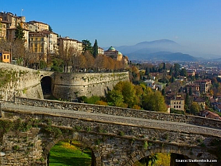 Bergamo - významné město italské Lombardie