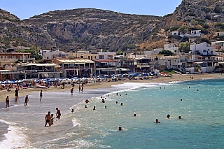 Matala na Krétě (Řecko)